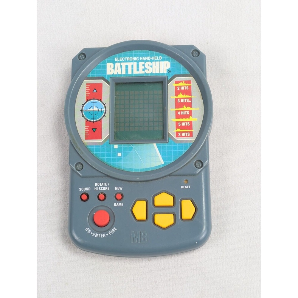 Vintage Battleship Hand Held Electronic Game‎ 1995 Milton-Bradley Tested Working